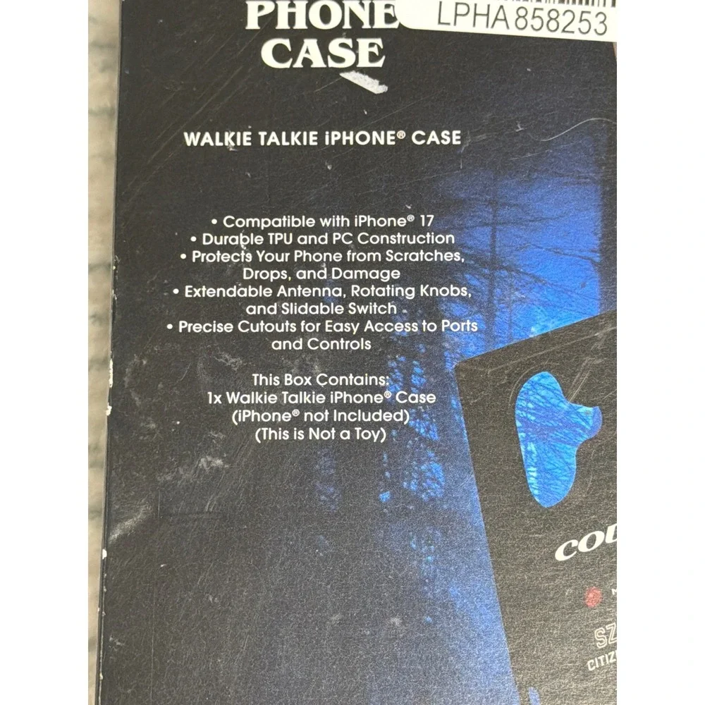 Stranger‎ Things Walkie Talkie iPhone 17 Phone Case NIB